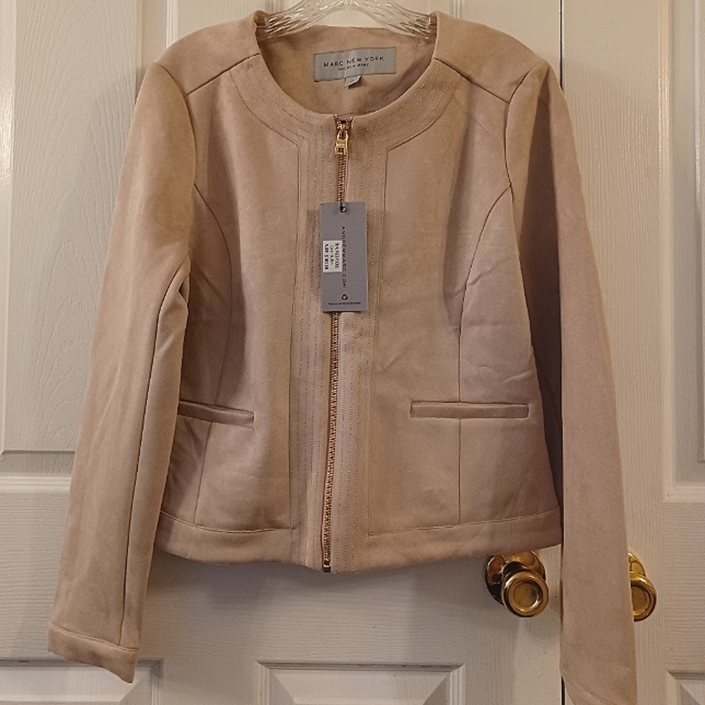 Marc New York Faux suede ladies sport jacket